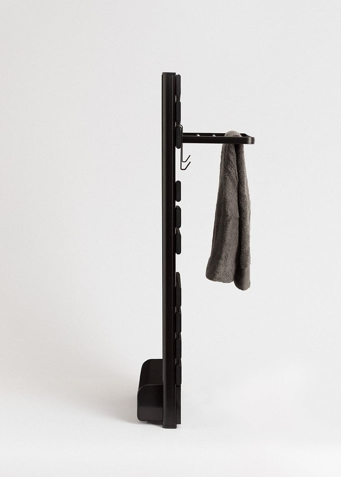 Shelf with hook and three bars for WARM TOWEL towel rail, gallery image 6