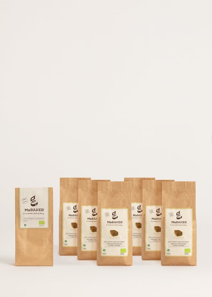 6-PACK organic bread mix + 6 sachets of yeast		, gallery image 2