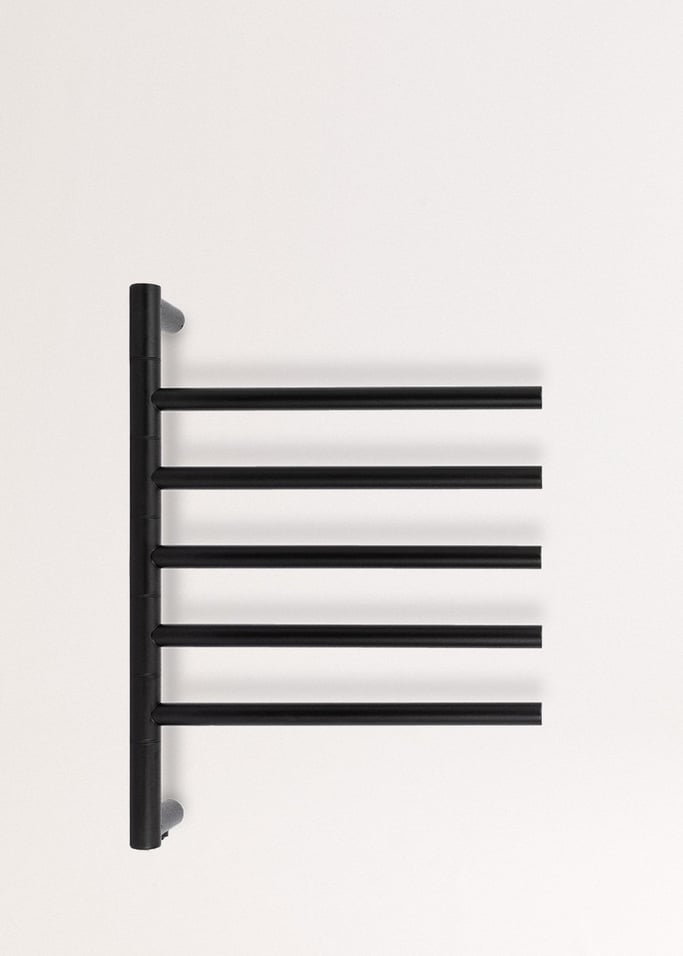 WARM TOWEL MINIMAL - Electric towel rail 80W with 180º swivel bars, gallery image 5
