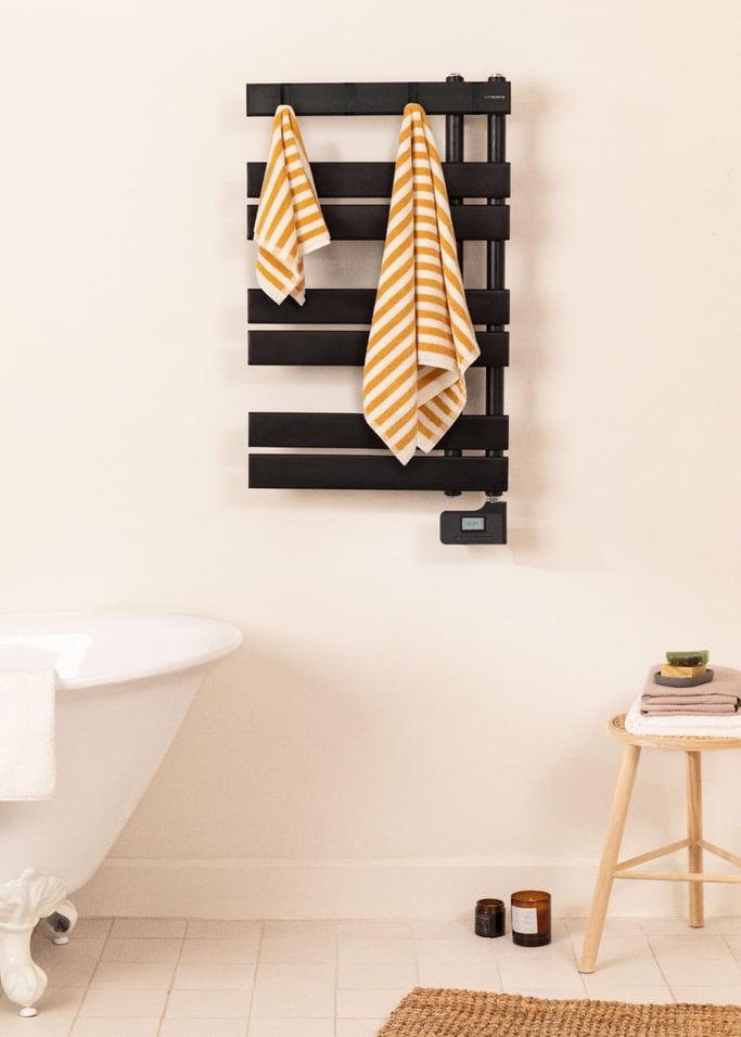 WARM TOWEL MODERN - Electric wall-mounted towel rail, gallery image 2
