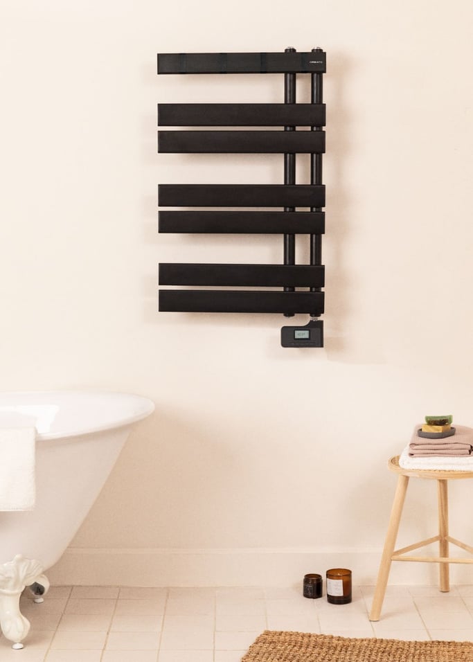 WARM TOWEL MODERN - Electric wall-mounted towel rail, gallery image 1