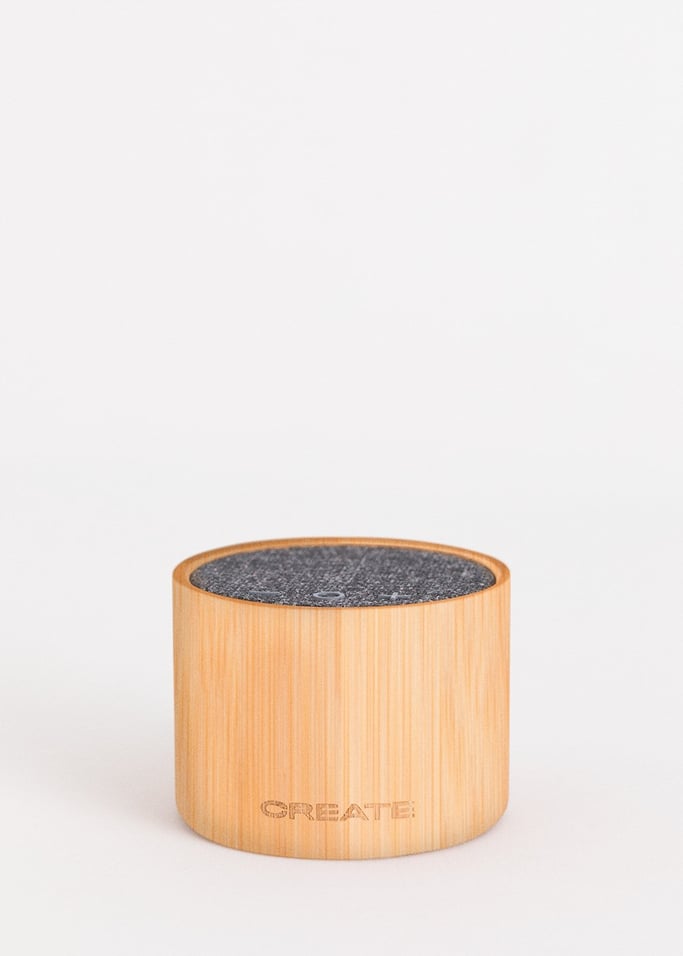 SPEAKER MINI BAMBOO - Bamboo Bluetooth speaker, gallery image 6