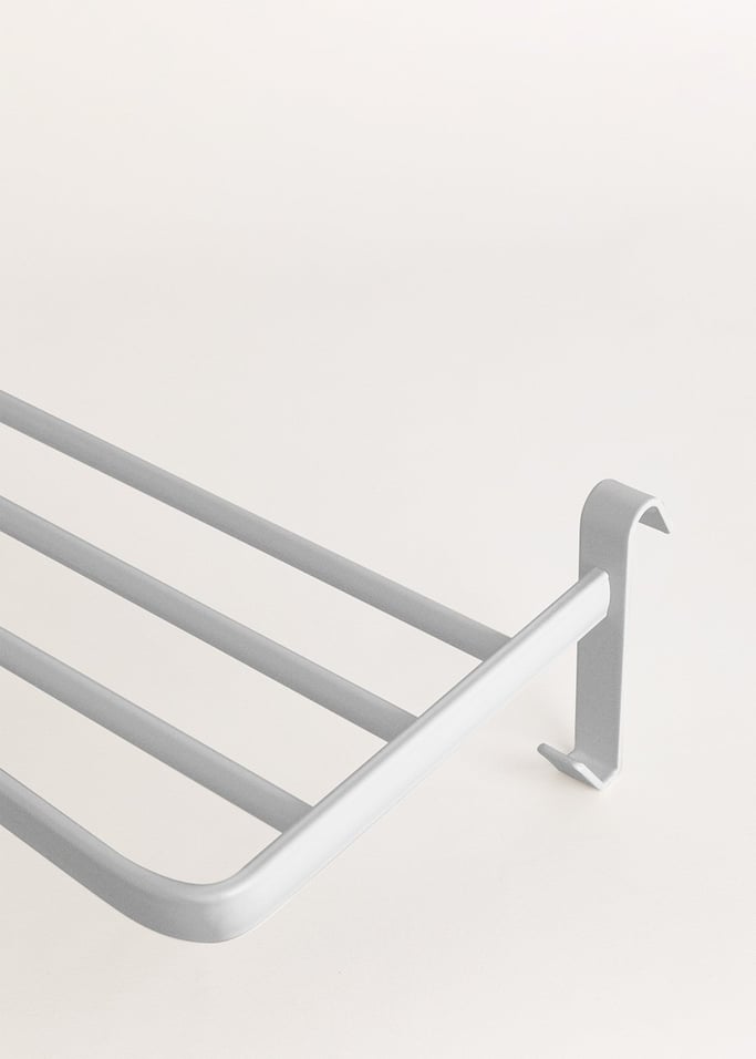 Shelf with hook and three bars for WARM TOWEL towel rail, gallery image 3