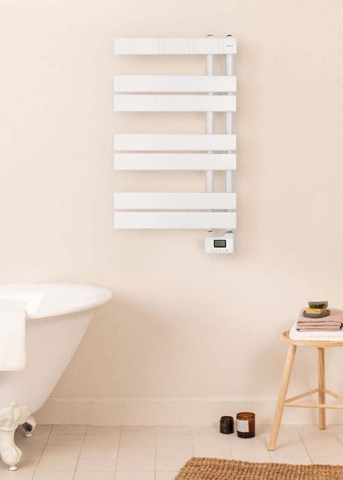 WARM TOWEL MODERN - Electric wall-mounted towel rail, gallery image 1