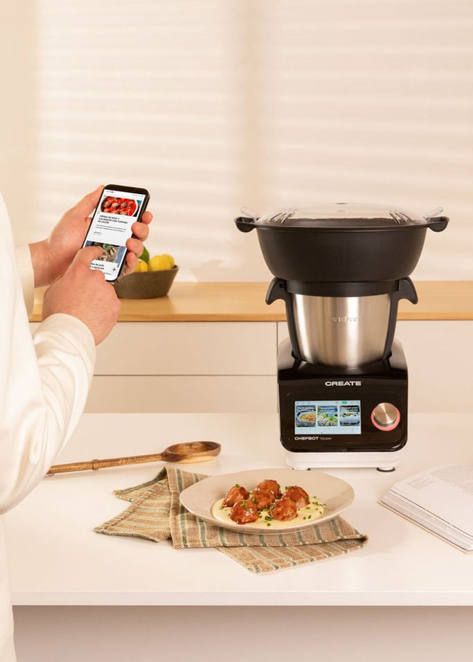 CHEFBOT TOUCH - Smart Kitchen Robot with Steam Basket, gallery image 2