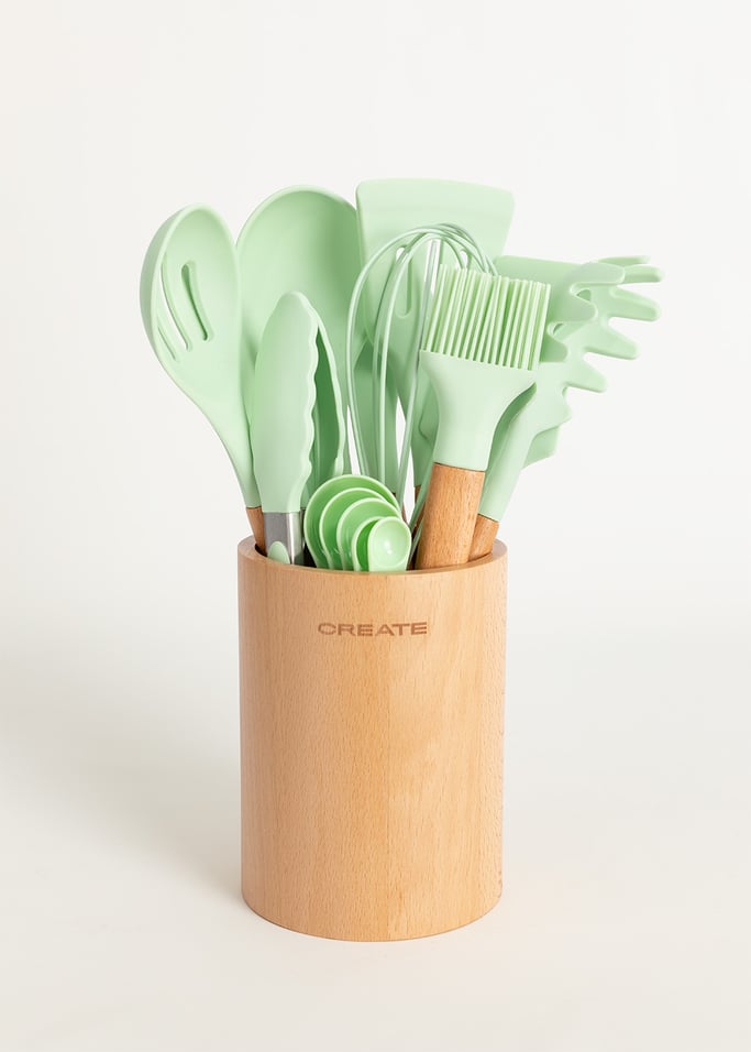 KITCHENWARE STUDIO - Silicone and wood kitchen utensil, gallery image 1