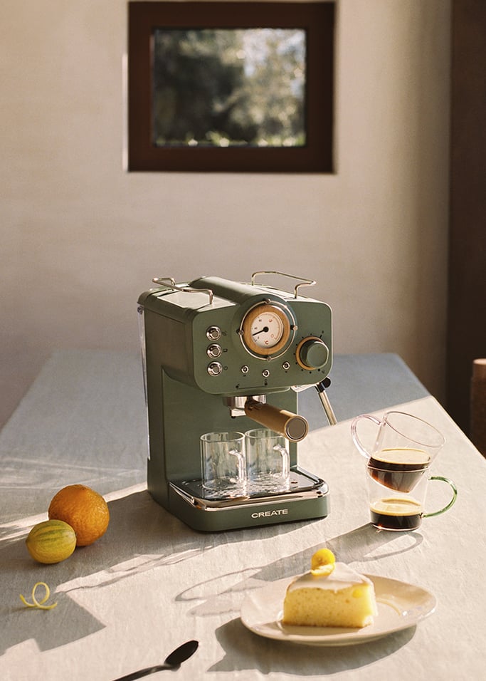 THERA RETRO MATT - Espresso coffee maker with matt finish, gallery image 1