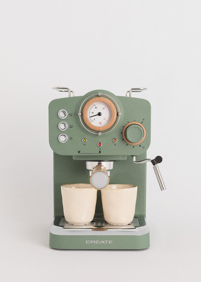 Pack TOAST RETRO Toaster + THERA RETRO Matte Finish Espresso Machine , gallery image 2