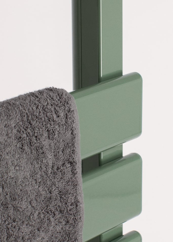 WARM TOWEL - Electric floor or wall towel rail 500W, gallery image 7