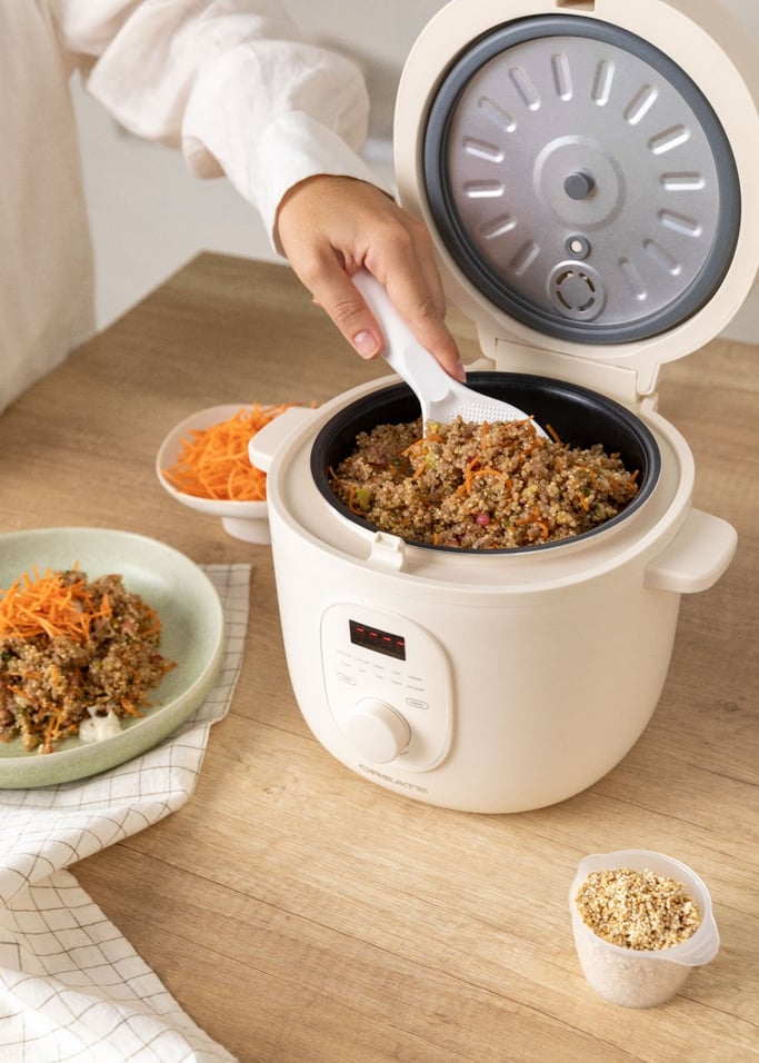 RICE COOKER STUDIO - Multifunctional electric rice cooker with steamer basket, gallery image 2