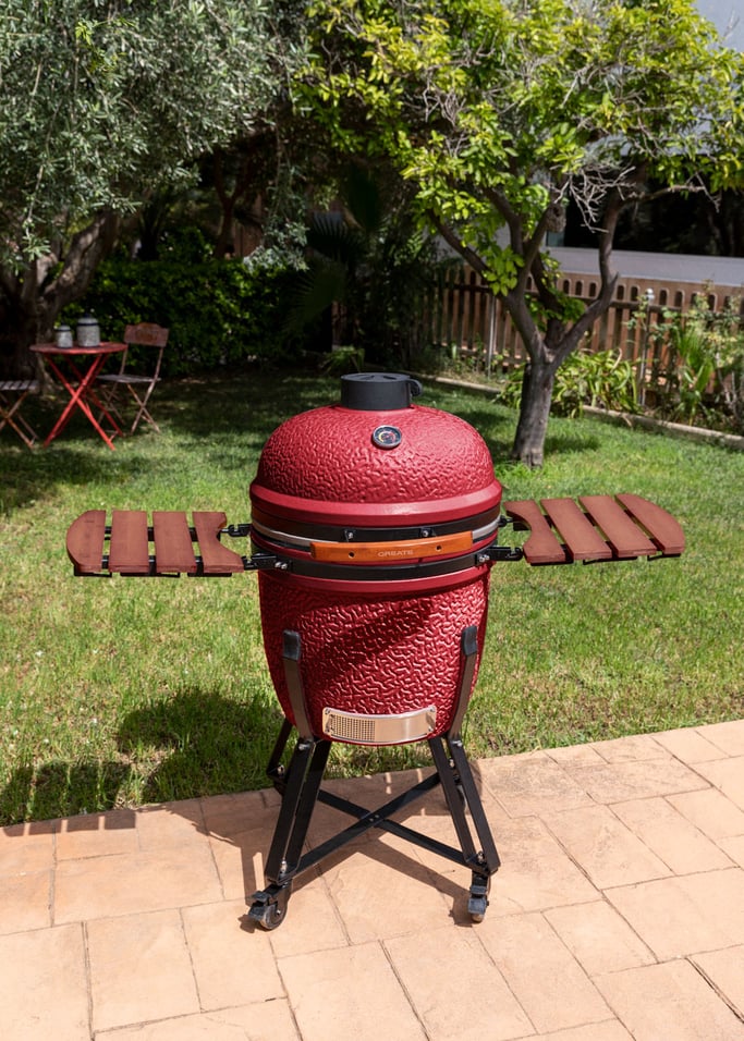 BBQ KAMADO - Ceramic smoker barbecue grill, gallery image 1