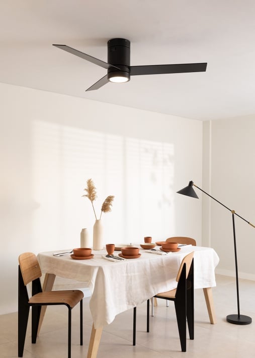 Buy WIND MINIMAL - Silent ceiling Fan 40W Ø132 cm with 15W LED light