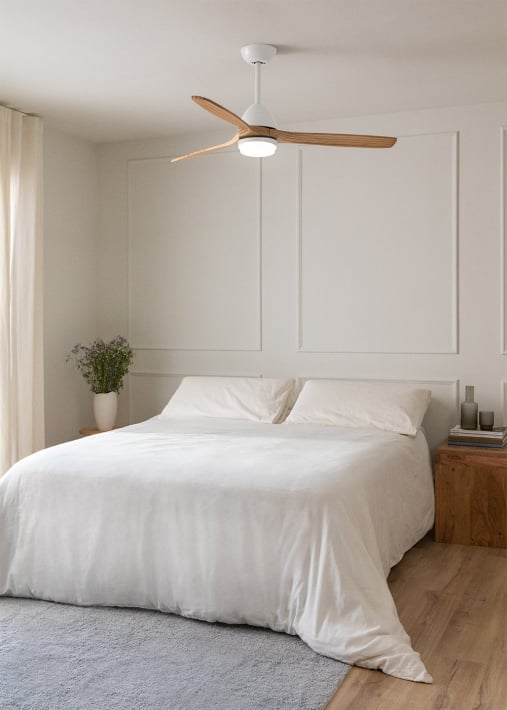 Buy WIND CUP - Silent 40W ceiling fan Ø132 cm 100% wood