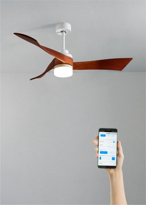 Buy WIND CURVE - Silent 40W ceiling fan Ø132 cm