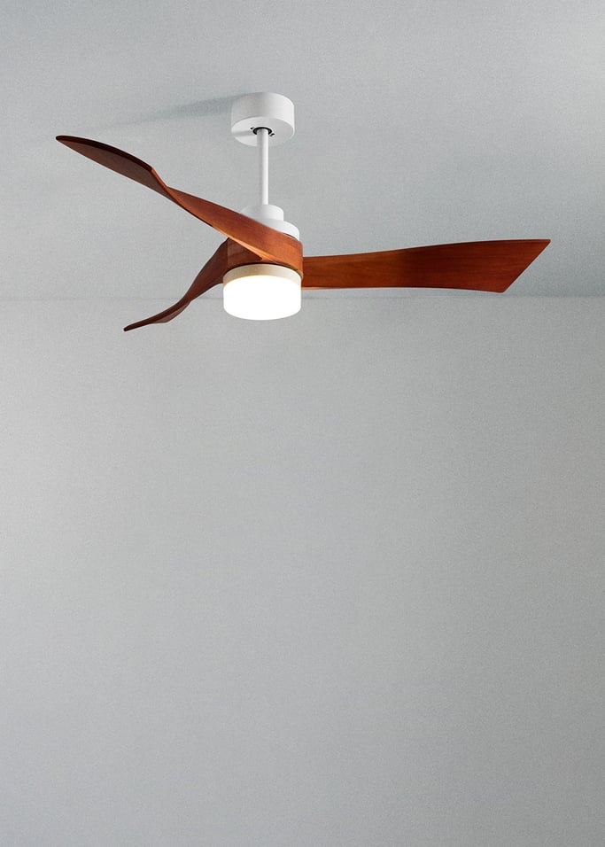 WIND CURVE - Silent 40W ceiling fan Ø132 cm, gallery image 2