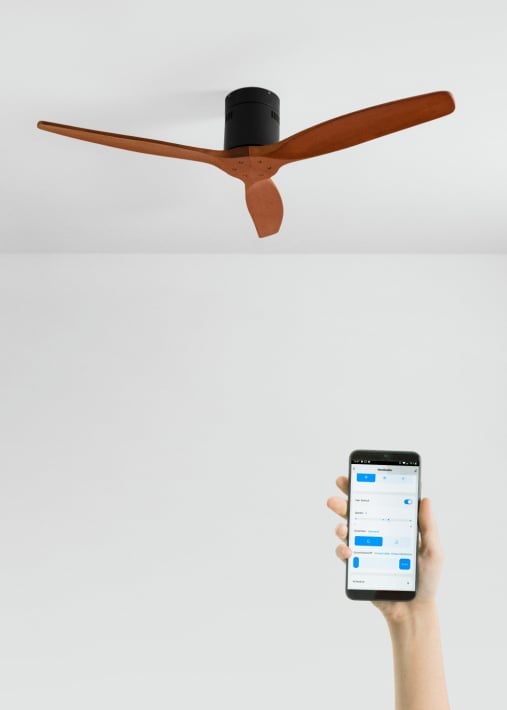 Buy WIND CALM - Silent 40W ceiling fan Ø132 cm 100% wood