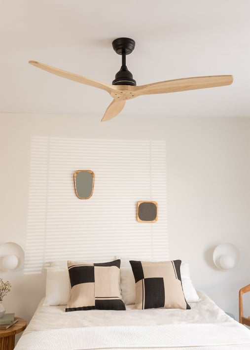 Buy WIND WOOD - Silent 75W ceiling fan Ø132 cm 