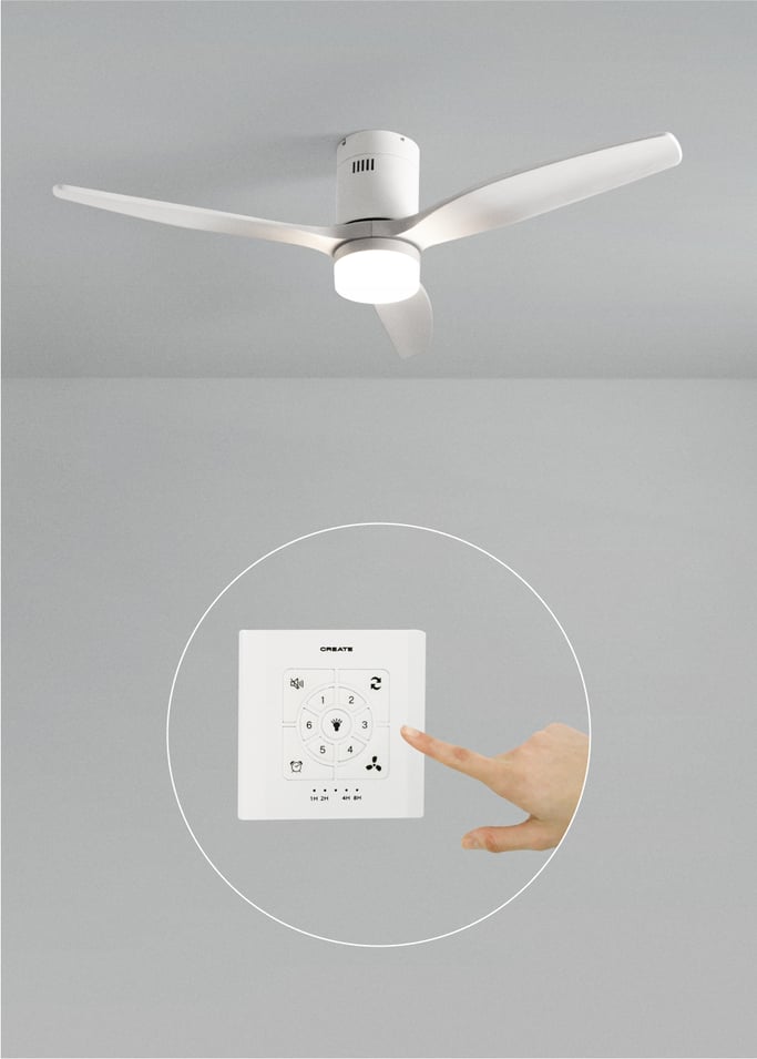 WIND CALM - Ceiling fan 40W silent various sizes suitable for indoor and outdoor use, gallery image 2