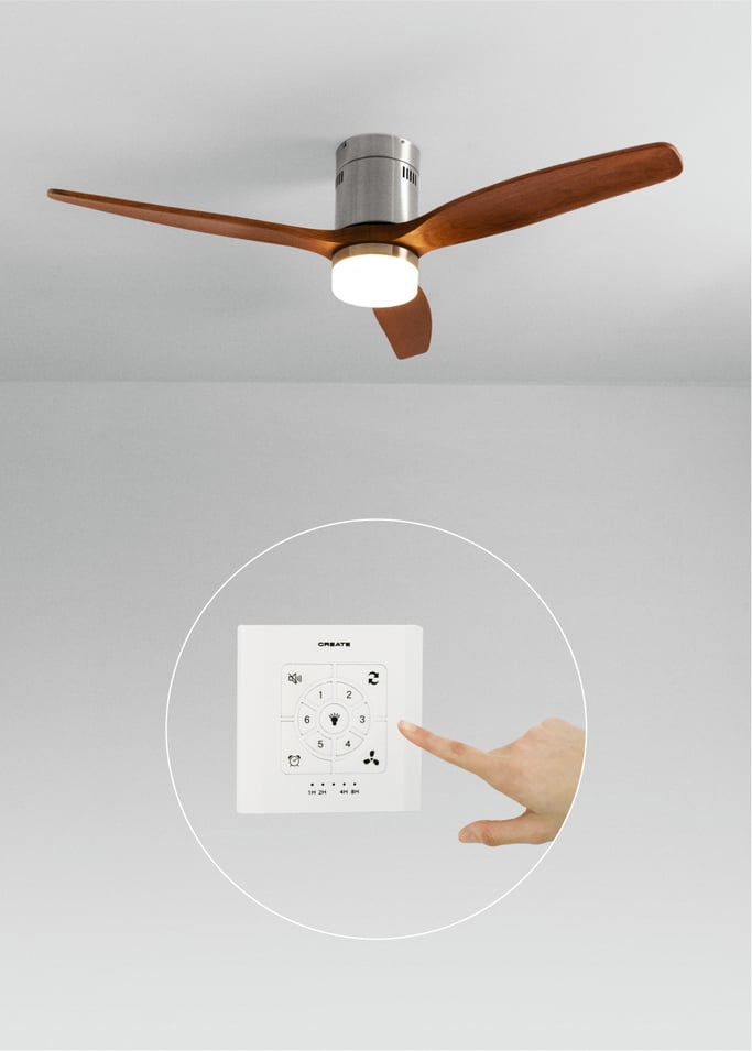 WIND CALM - Ceiling fan 40W silent various sizes suitable for indoor and outdoor use, gallery image 2