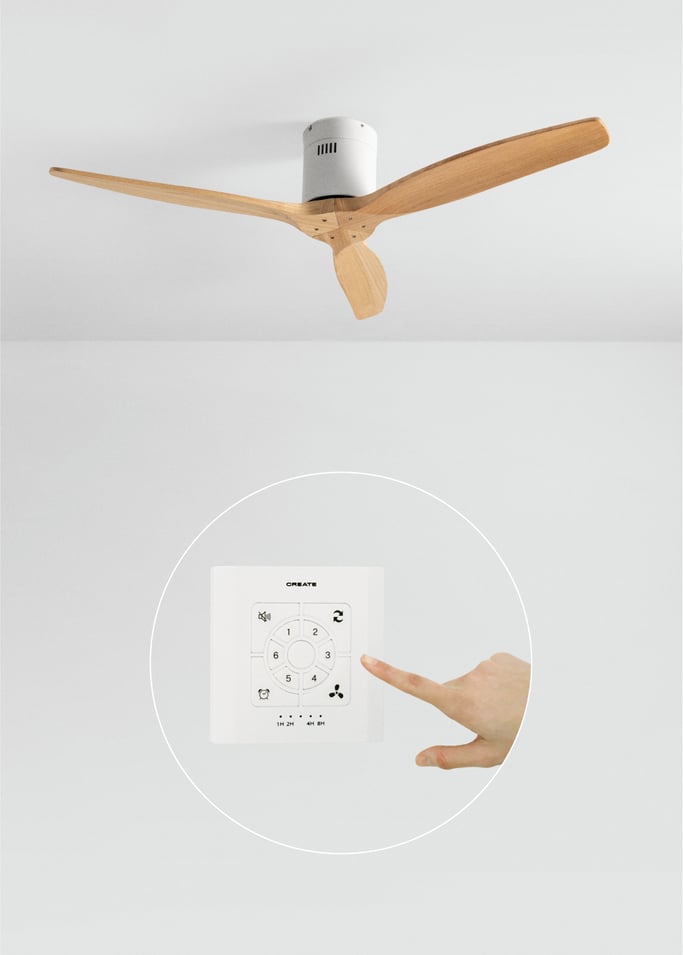 WIND CALM - Ceiling fan 40W silent various sizes suitable for indoor and outdoor use, gallery image 2