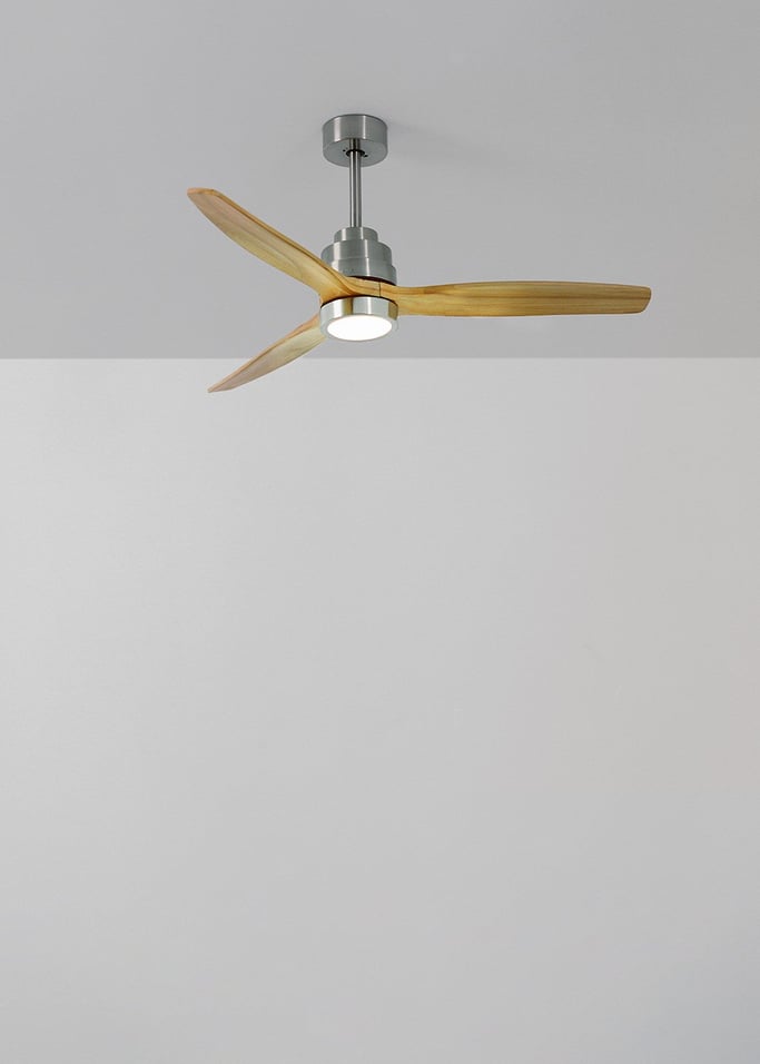 WIND STYLANCE - Silent 40W ceiling fan Ø132 cm 100% Holz, gallery image 2