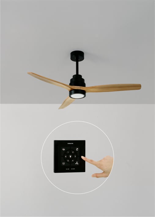 Buy WIND STYLANCE - Silent 40W ceiling fan Ø132 cm 100% Holz