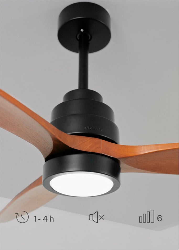WIND STYLANCE - Silent 40W ceiling fan 100% wood various sizes, gallery image 4