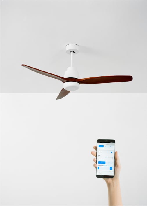 Buy WIND STYLANCE - Silent 40W ceiling fan Ø132 cm with 15W LED light