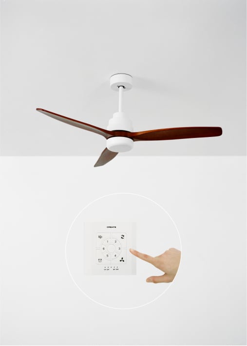 Buy WIND STYLANCE - Silent 40W ceiling fan Ø132 cm 100% Holz