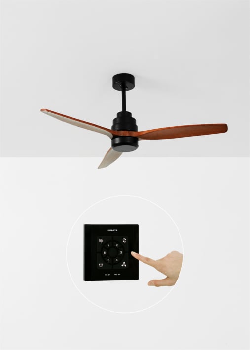 Buy WIND STYLANCE - Silent 40W ceiling fan Ø132 cm 100% Holz