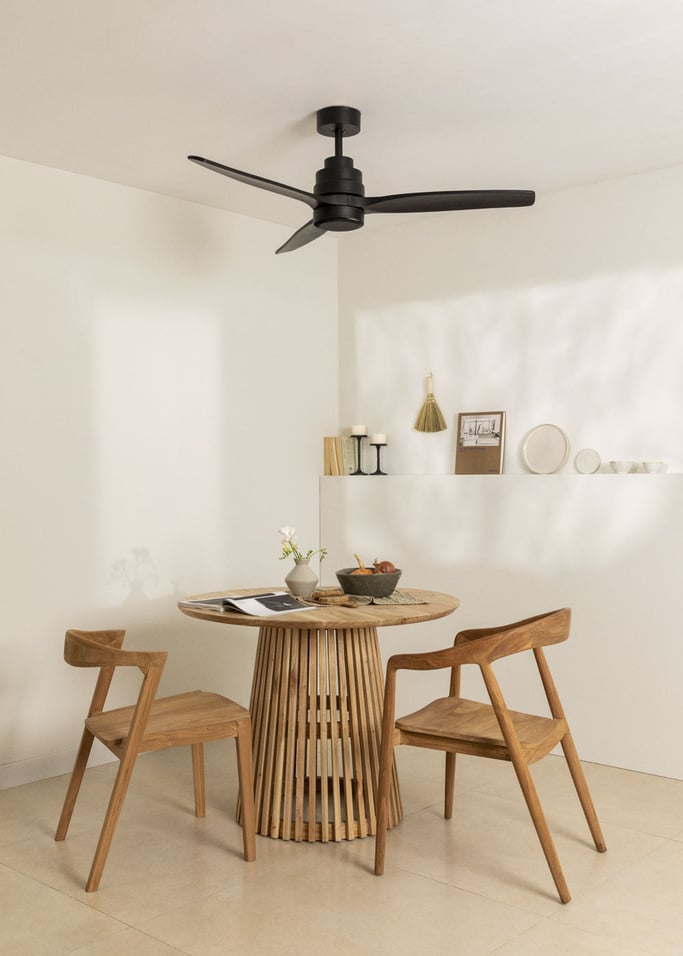 WIND STYLANCE - Silent 40W ceiling fan Ø132 cm 100% Holz, gallery image 2