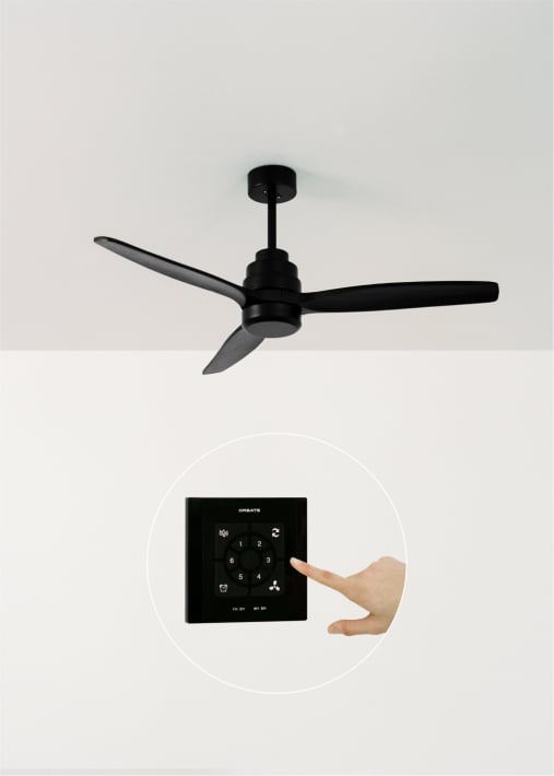 Buy WIND STYLANCE - Silent 40W ceiling fan Ø132 cm 100% Holz