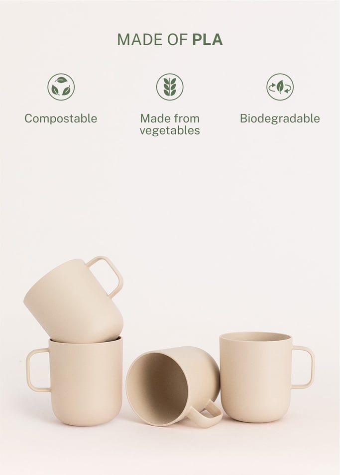 KITCHENWARE OUTDOOR ECO - Set of 4 mugs for outdoors, gallery image 4