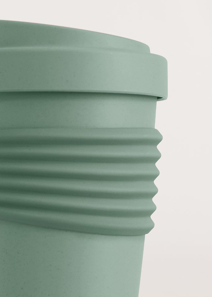 KITCHENWARE OUTDOOR ECO - Recycled coffee cup with lid, gallery image 3
