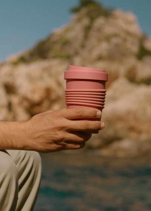 Buy KITCHENWARE OUTDOOR ECO - Recycled coffee cup with lid