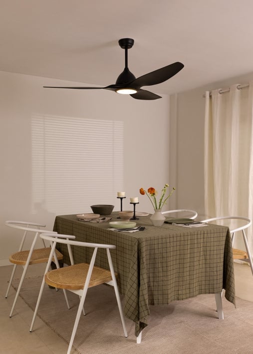 Buy WIND SAIL - Silent XL ceiling fan 90W Ø163 cm with 24W LED light