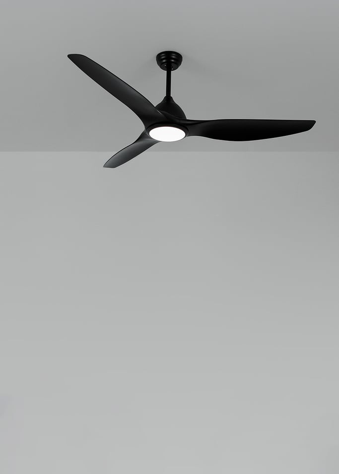WIND SAIL - Silent XL ceiling fan 90W Ø163 cm with 24W LED light, gallery image 2