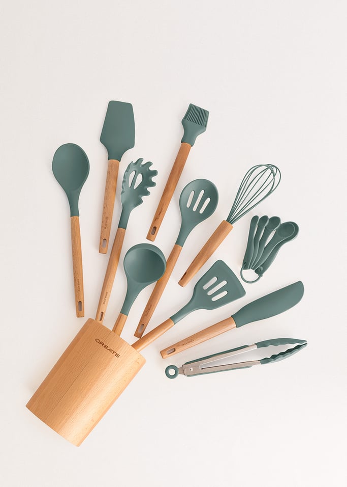 KITCHENWARE STUDIO - Silicone and wood kitchen utensil, gallery image 2