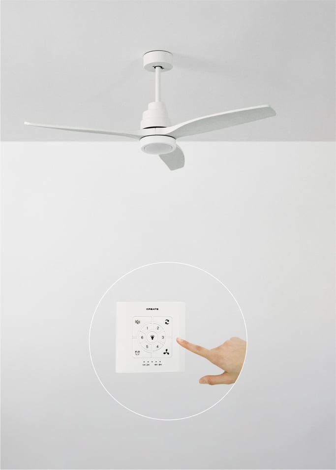 WIND STYLANCE - Silent 40W ceiling fan 100% wood various sizes, gallery image 1