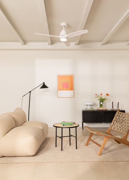 Buy WIND STYLANCE - Silent 40W ceiling fan Ø132 cm with 15W LED light