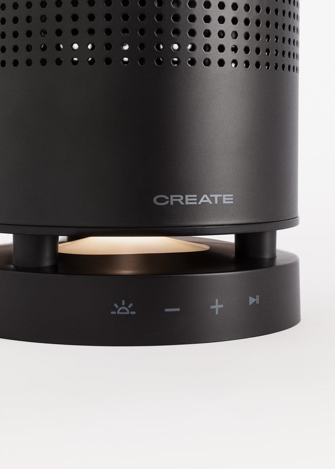 SPEAKER FIRE - Bluetooth speaker with bio-ethanol flame and LED light, gallery image 5