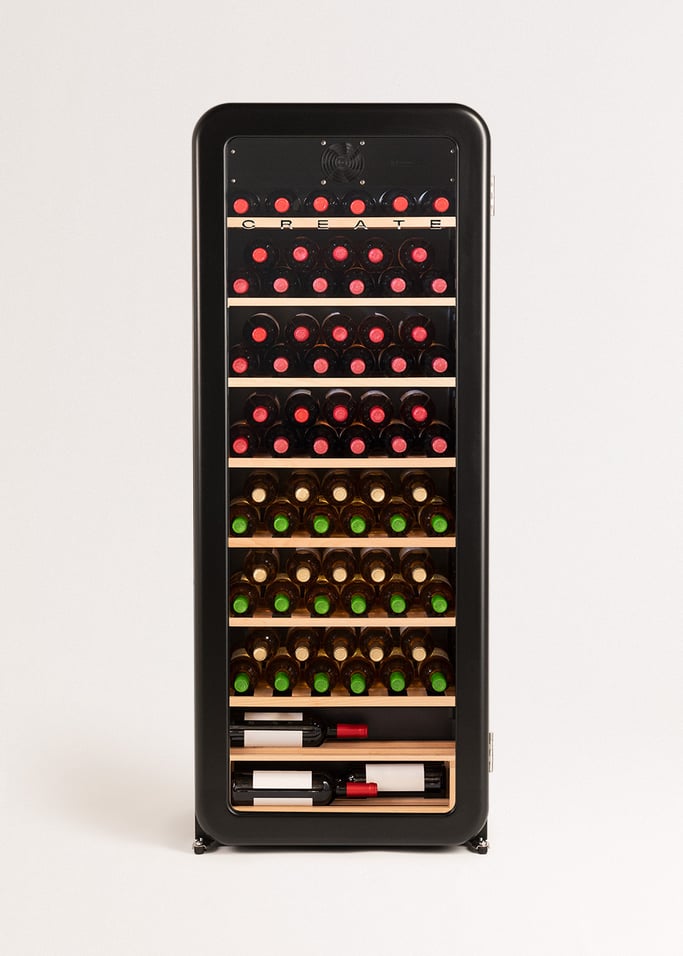 WINECOOLER RETRO - Retro-style electric wine cooler for 12, 45 or 76 bottles, gallery image 2