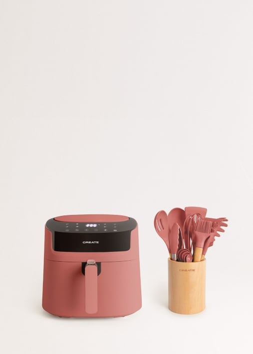 Buy Pack AIR FRYER PRO LARGE 6.2 L + Set of kitchen utensils