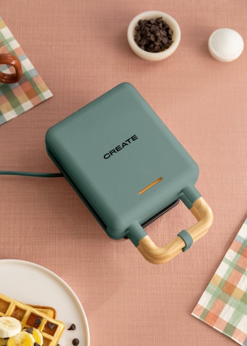 Buy STONE STUDIO - Sandwich grill and waffle maker with removable plates