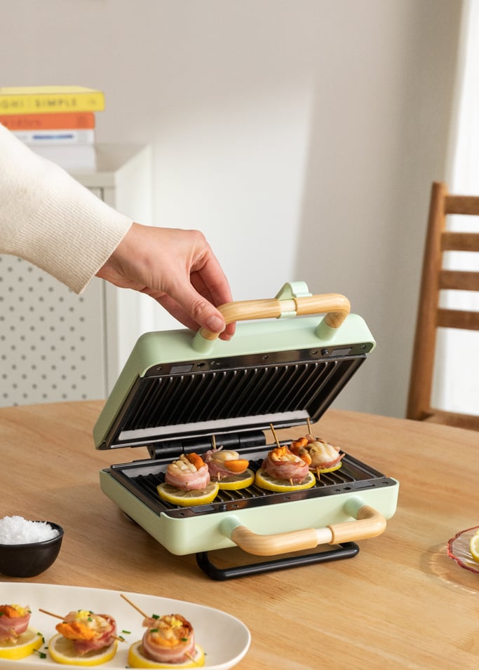 STONE STUDIO - Sandwich grill and waffle maker with removable plates, gallery image 2
