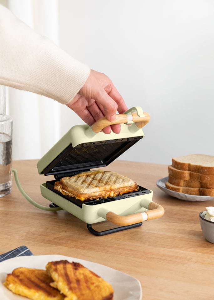 STONE STUDIO - Sandwich grill and waffle maker with removable plates, gallery image 3
