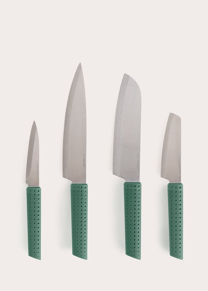 KITCHENWARE STUDIO - Set of 2 chopping boards and 4 kitchen knives, gallery image 7