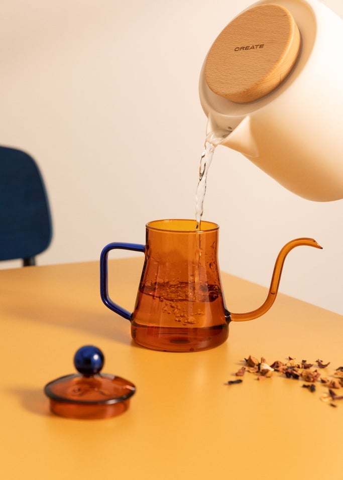 AMBAR COLLECTION - Borosilicate 350ml Glass Teapot, gallery image 4