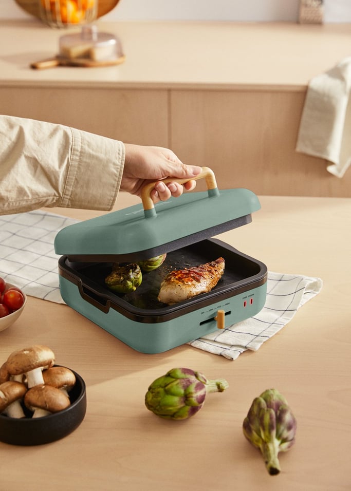 STONE STUDIO PRO - Multifunction grill with 180º opening, gallery image 4