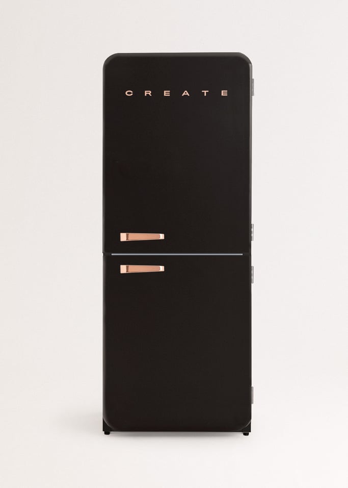 FRIDGE RETRO COMBI - Retro Style Combi Refrigerator 401L, gallery image 2